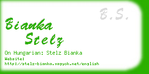bianka stelz business card
